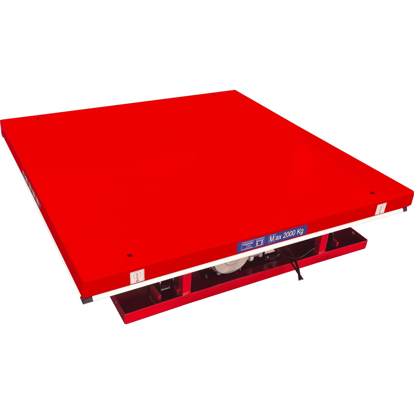 PAKE Electric Hydraulic Scissor Lift Table, 4,400 lb. Capacity, 48" x 48" Platform, 36.25" Lifting Height
