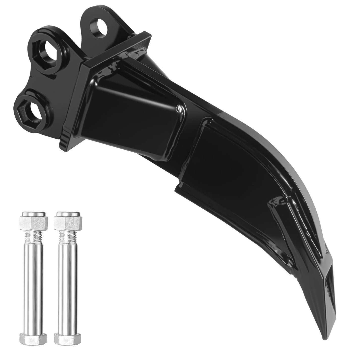 NULTRUMA Mini Excavator Ripper Attachment, Single Hook Backhoe Scarifier for 1-1.5 Ton Excavators | 90mm (3.54") Span | 25mm (0.98") Hole | 88mm (3.46") Center Wheelbase | Includes Pins