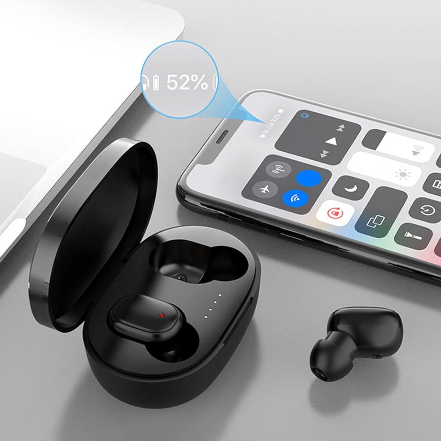 Generic 5.1 Mini Bluetooth Earbuds - HiFi Stereo Sound in-Ear Headphones with Noise Isolation for Gym/Running