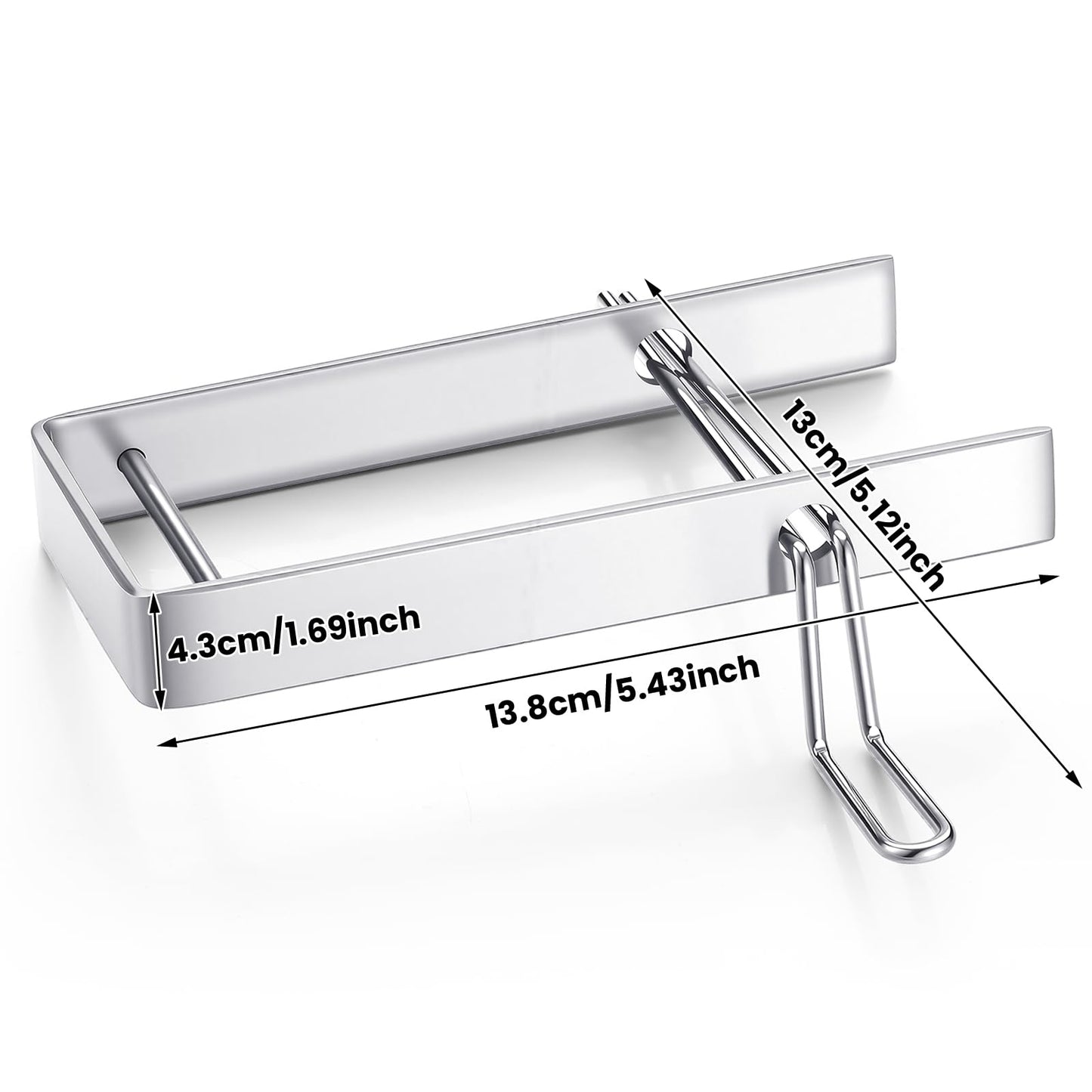 Lanties 2 Pack Hand Wrap Roller Stainless Steel Wrist Roller Portable Zip Hand Wraps Equipment Fits 2" Wide & Any Lengths Wraps