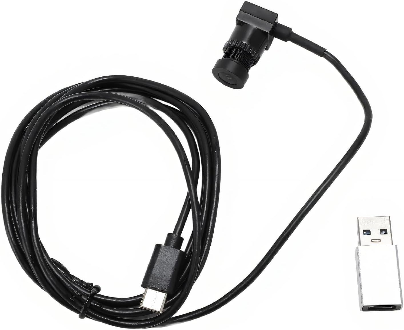 LAISANIM 1080P 1.5m Laptop Webcam USB C, External Video Camera for Laptops, Type C Computer Camera, Cables, Plug