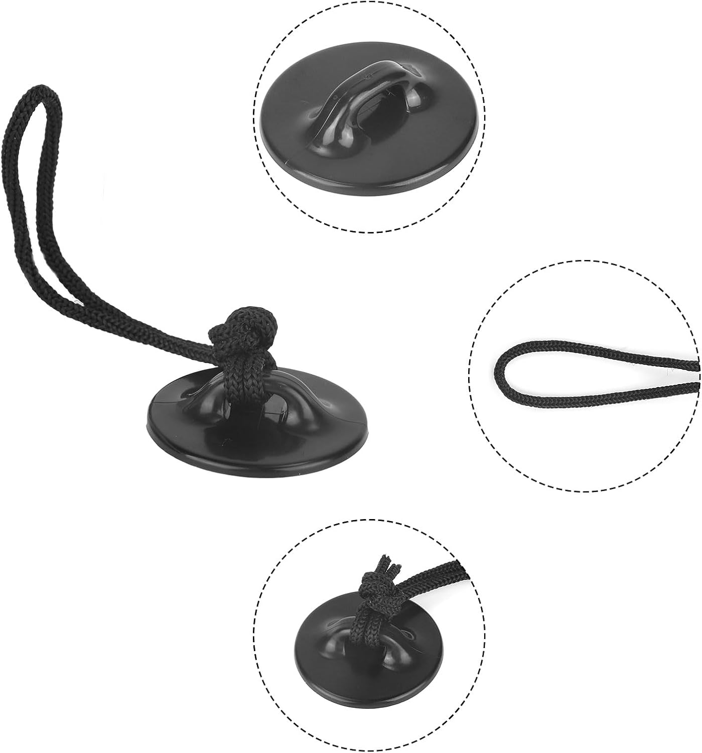 lasuroa 8pcs Insta360 x4 x3 Action Camera Safety Tether with High-Bond Pads, Strong Adhesive Stickers Strap Cord