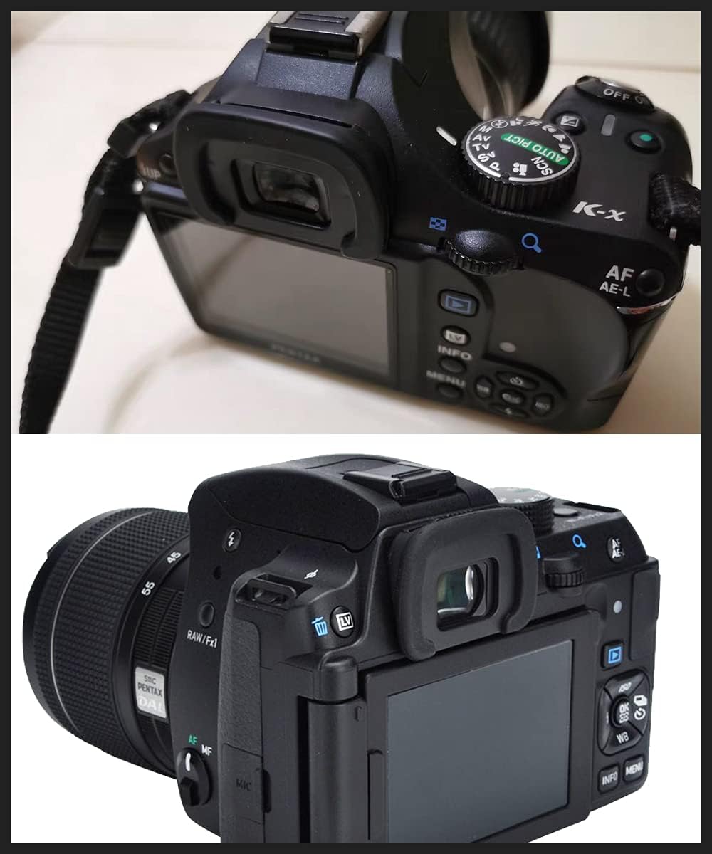 FANZR K5IIS K5II K30 K50 K7 K5 K3 (2 Pack) (FAN-US-2X FR Eyecup Eyepiece Viewfinder Compatible with Pentax Camera FR)