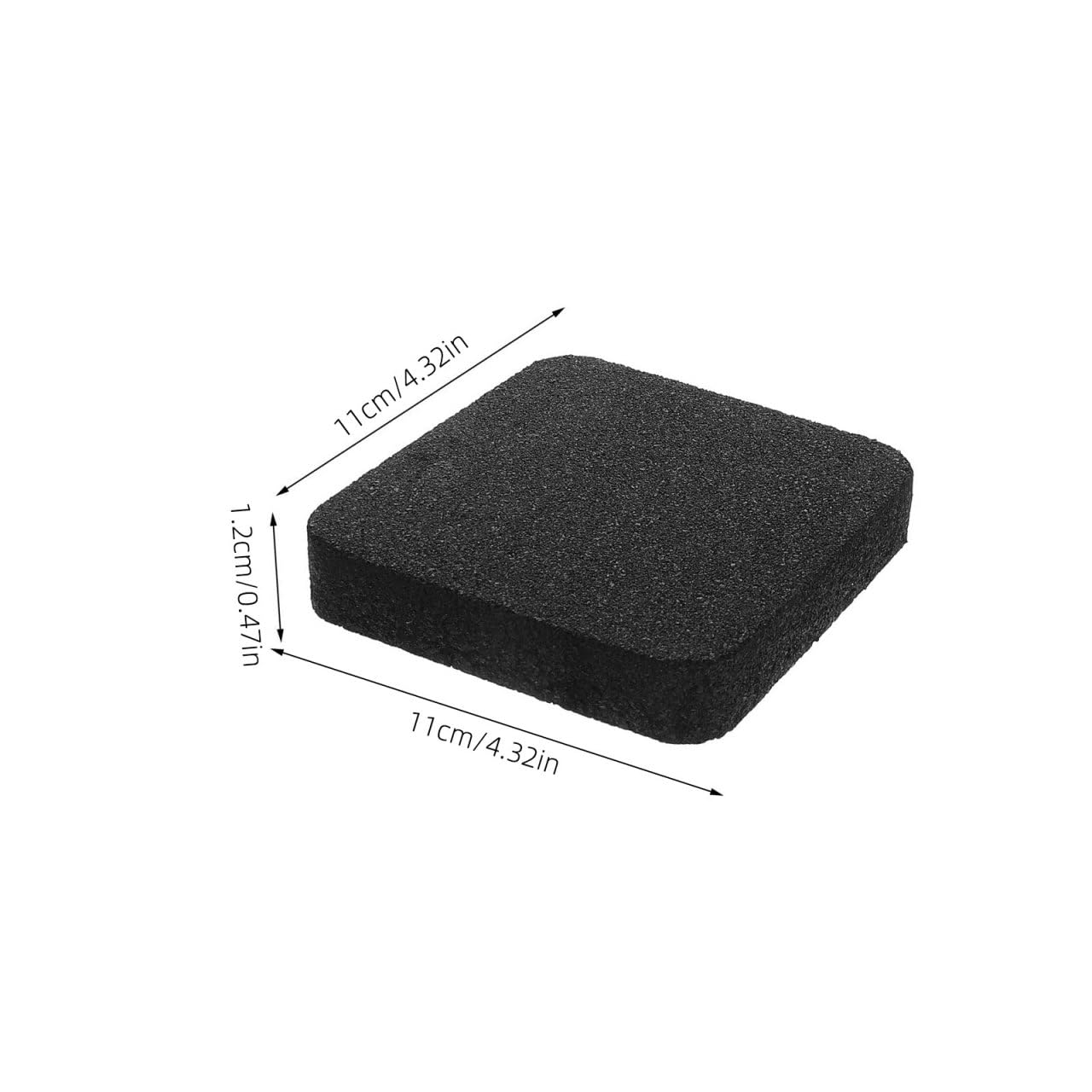 Alasum 6Pcs Treadmill Vibration Isolation Pads Rubber Anti-Vibration Mat Thickened Shock Absorbing Floor Protector for Home Gym Fitness Equipment Noise Reduction Mat