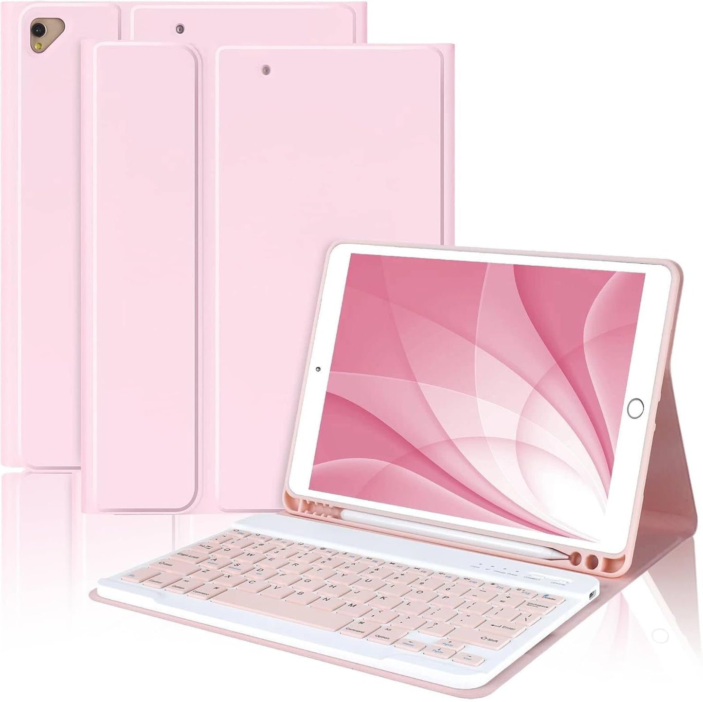 MMK 9th 8th 7th 10.2"/iPad 10.5"(3rd 10.5" iPad Generation Case with Keyboard, for iPad Generation Case with Keyboard