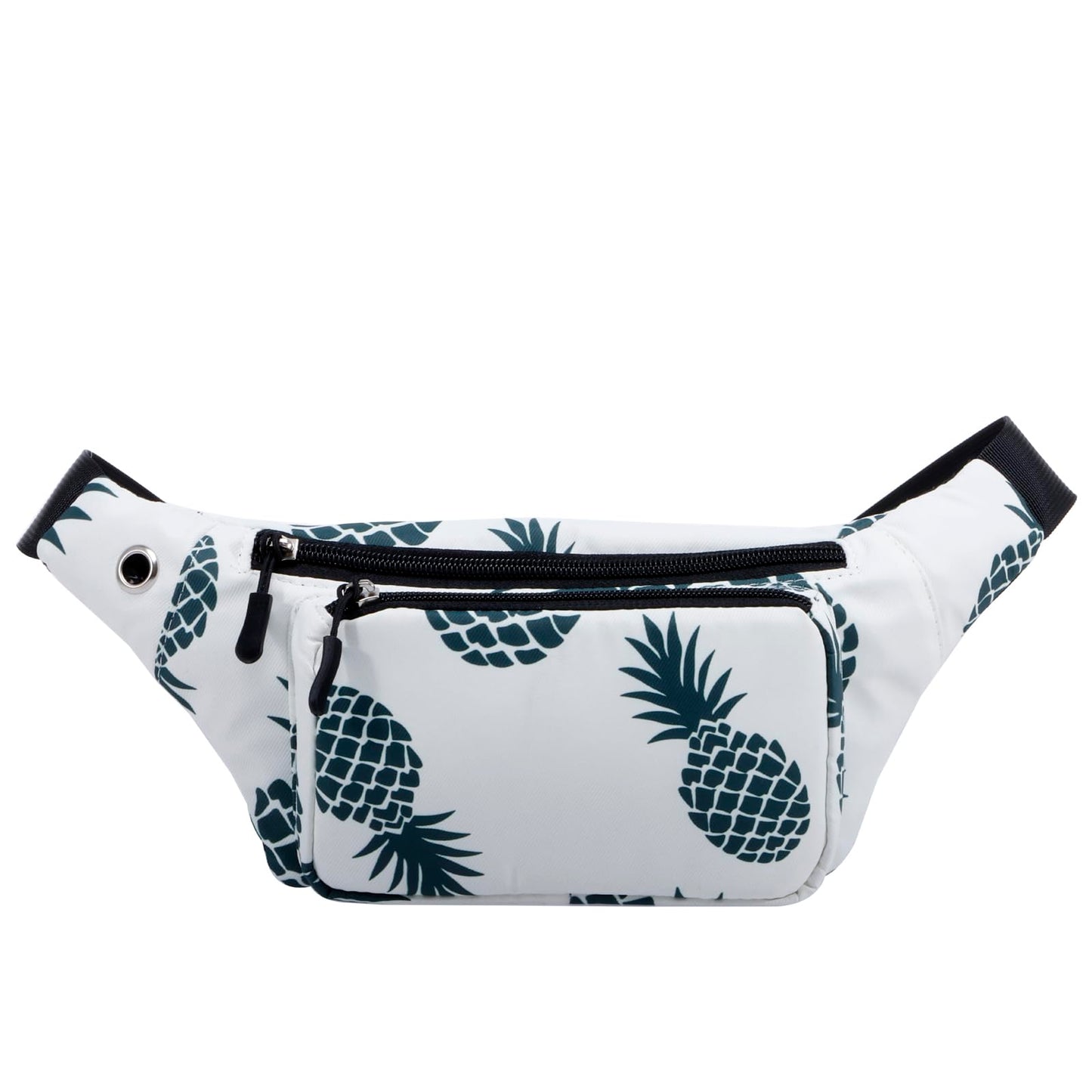 Unisex Running Waist Pack with Adjustable Buckles, Lightweight Waist Bag for Sports, Hiking, Dog Walking Fanny Pack Belt Can Hold Passport, Money, Cellphone