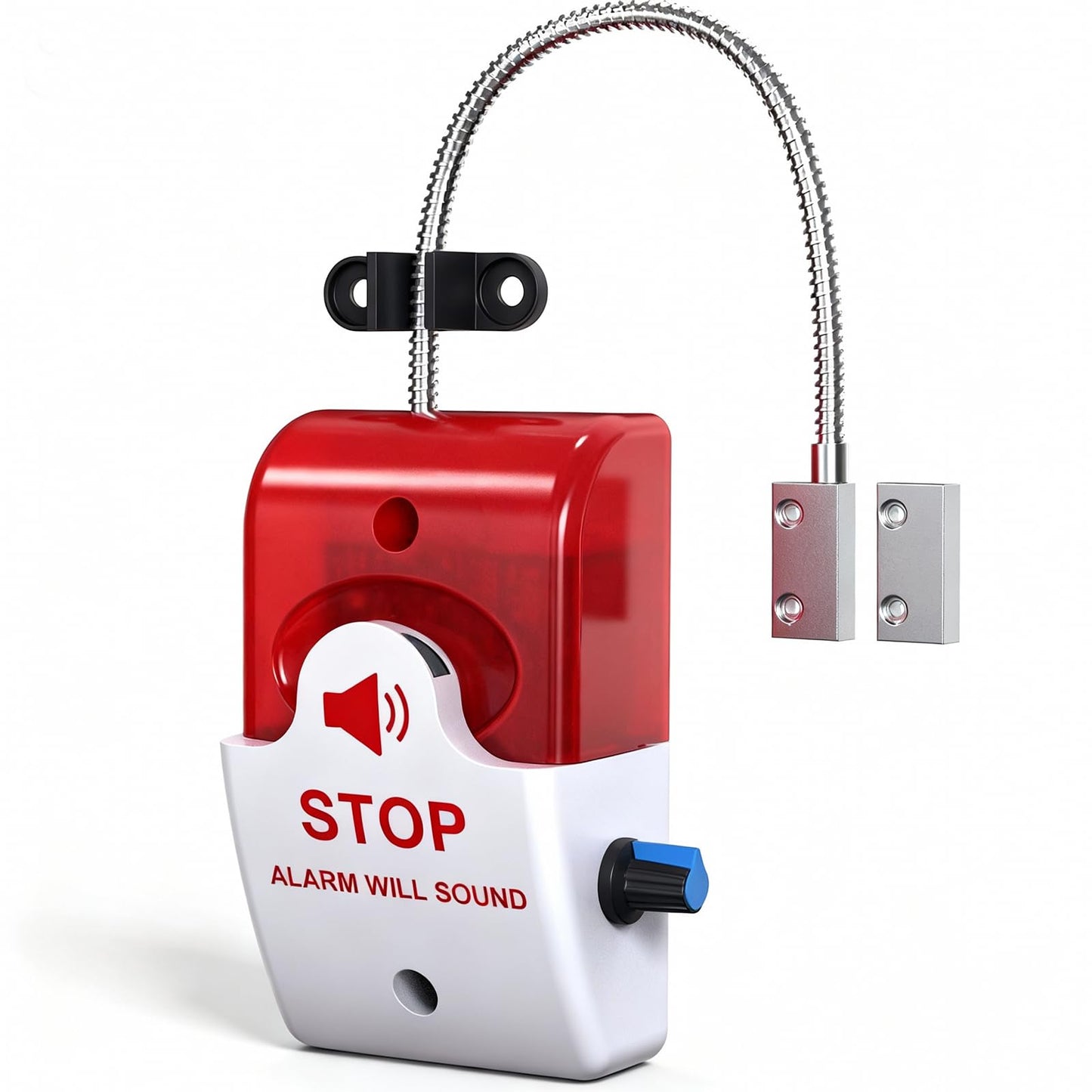Exit Door Alarm with 110dB Siren,Commercial Emergency Exit Security Device,Battery Powered Magnetic Sensor, Easy Installation,Ideal for Warehouse,Office,Retail,Industrial Exit Safety