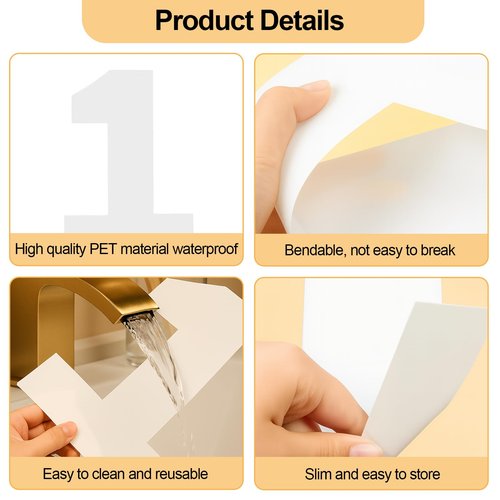 8 Inch Number Cake Mold Baking Forms Moulds,9 Pieces 0-8 Cake Number Stencils,Number Cake Pans,Flat Plastic Mold Numerical Templates Cutting for DIY Cakes/Cookies