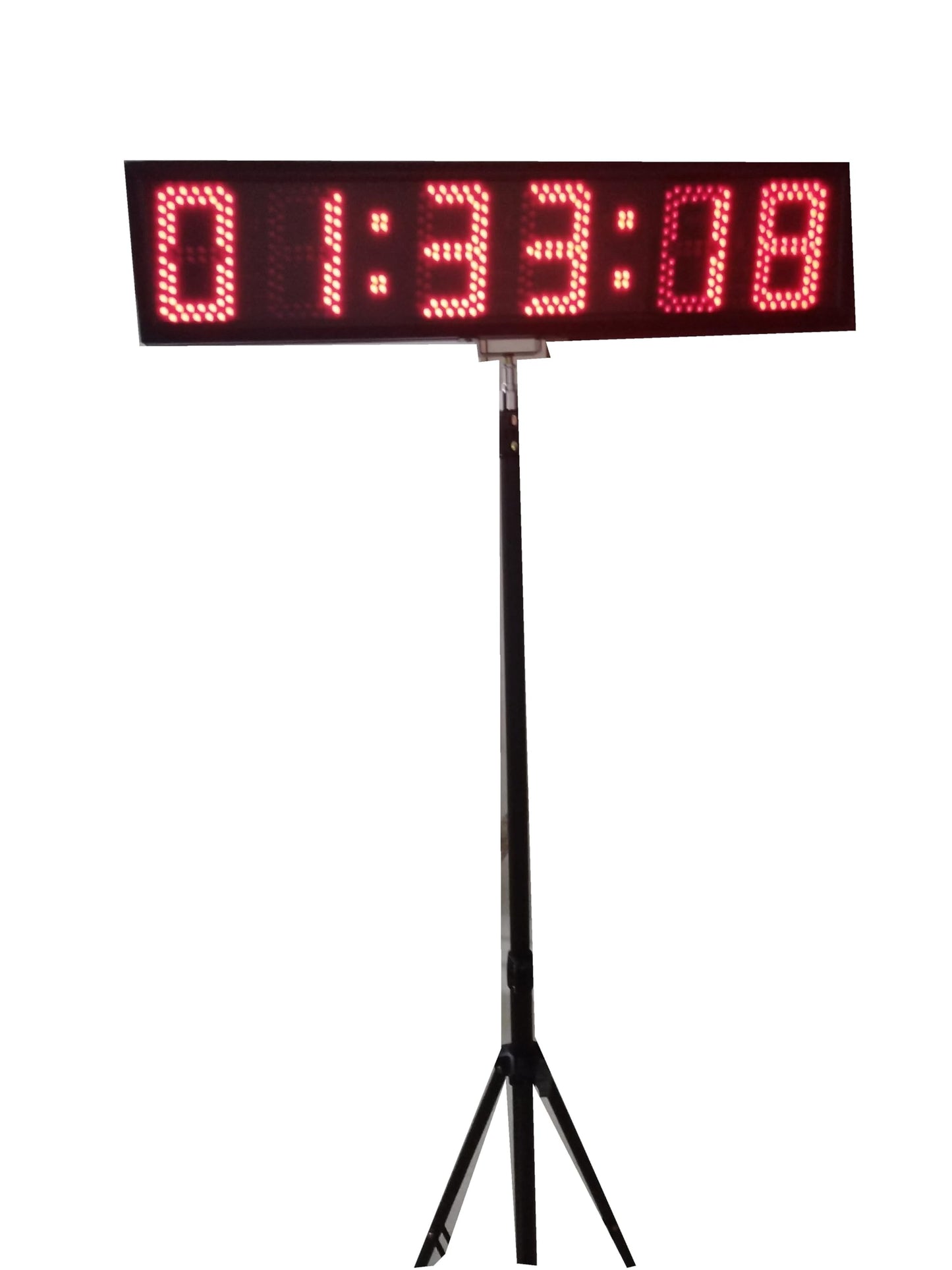 AZOOU 5-inch 6 Digits LED Countdown/up Clock with Tripod for Sports Race Timing Red Color