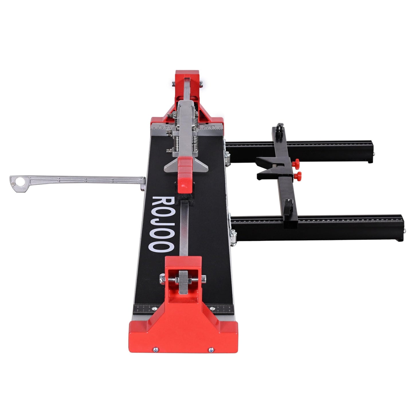 ROJOO 32/48 inch Manual Tile Cutting Machine Wide Aluminum Bottom Plate Single Slide Rail Adjustable Ceramic Porcelain Tile Cutter Heavy Duty (32inch/80cm)