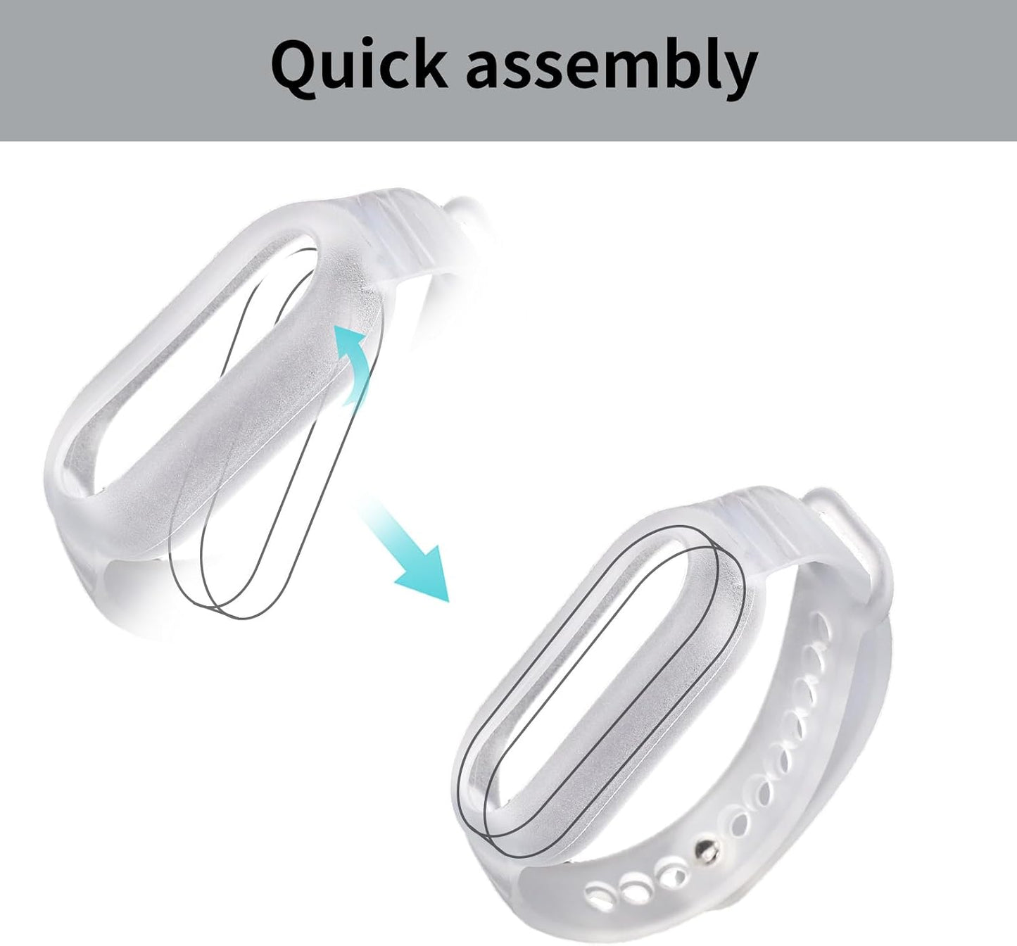 Fukaisu Wristband and Protective Case for NotePin, Adjustable TPU Wristband Durable Wearable Accessory Compatible