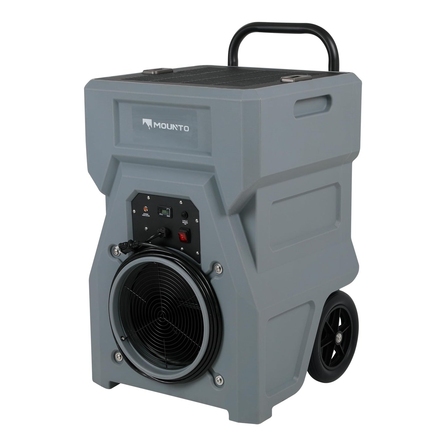 MOUNTO 1000cfm Portable Industrial Air Purifier Negative Air Scrubber - Powerful 1HP Motor, True HEPA Filter, 2-Speed, Handle and wheels 3-Year Warranty
