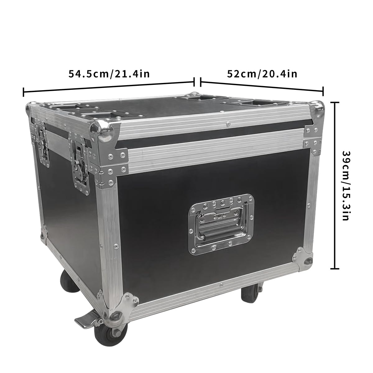 HOLDLAMP Flight Road Case for 4PCS ZQ02021 Customized Version 120W LED Moving Head Light with Rotating 18-Facet Prism