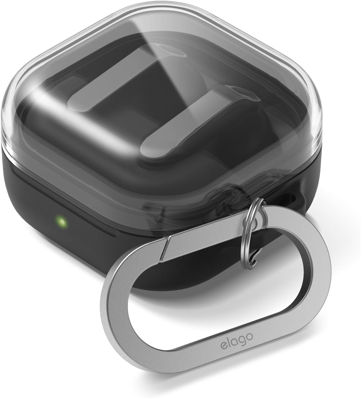 elago 4 4 Compatible with Samsung Galaxy Buds Pro Case & Galaxy Buds Case, Duo with Carabiner, Premium Silicone + TPU