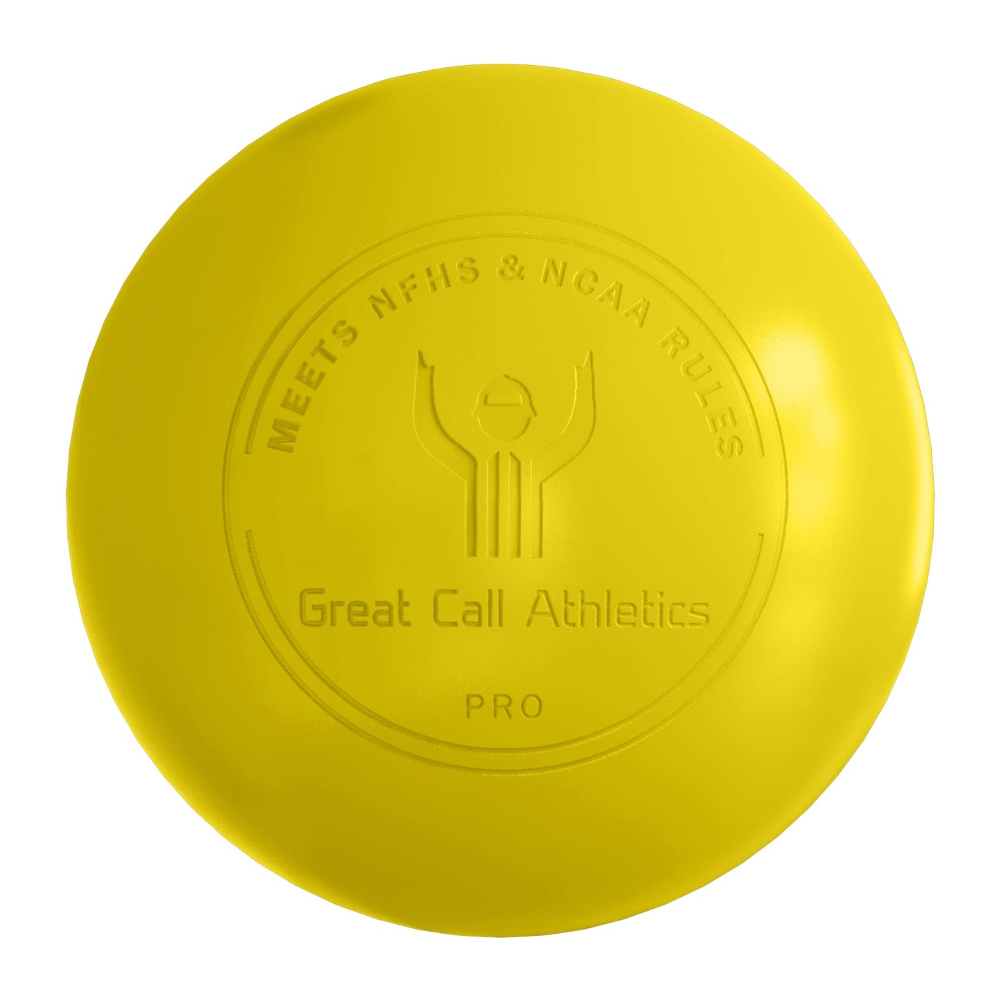 GCA Pro Lacrosse Official Game Ball NFHS College Approved Velocity 6 Pack LAX Field Tournament Rubber Practice (Yellow, 6 Balls)