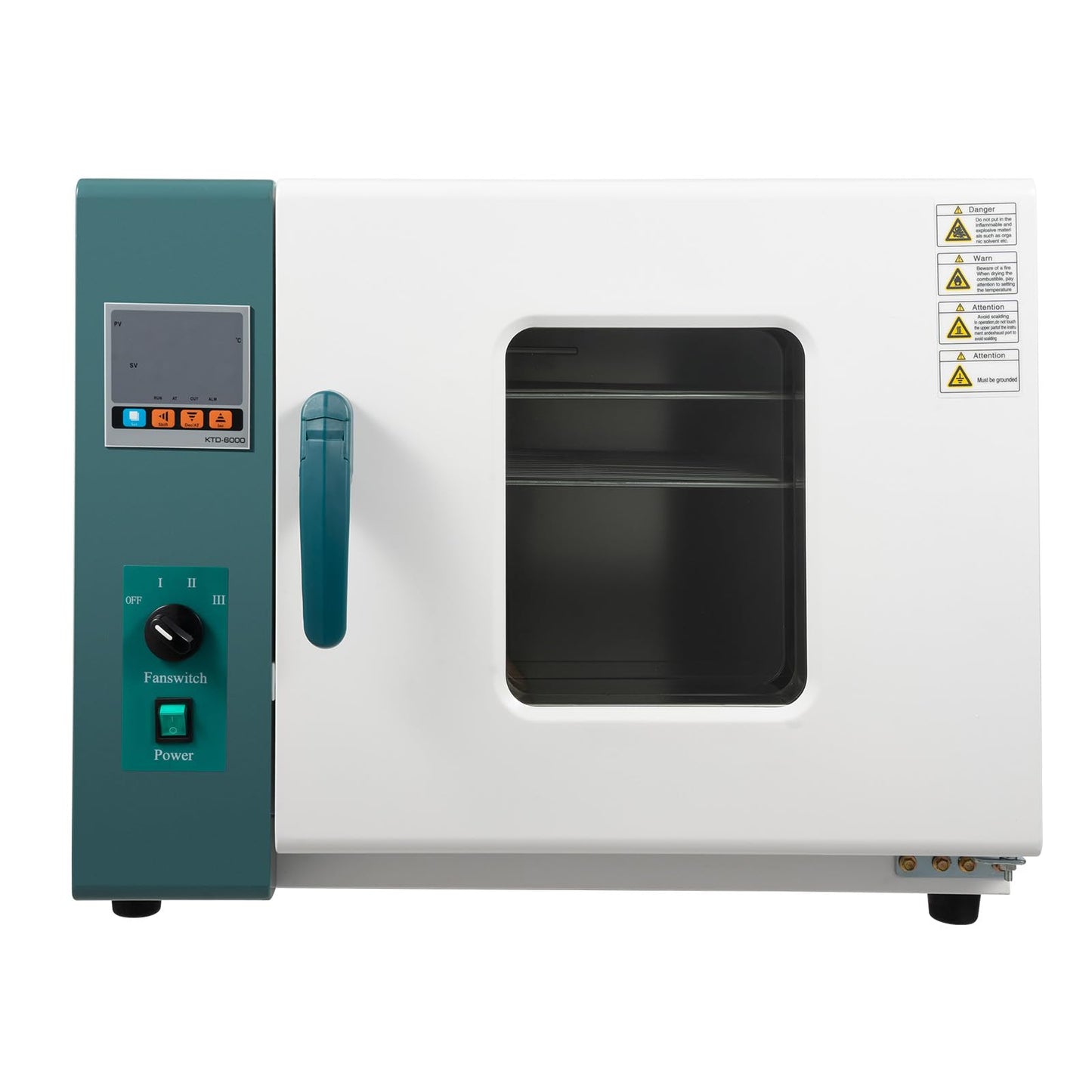 1000W 110V Horizontal Electric Blast Drying Oven, 12Gal Constant Temperature Blast Curing Electric Ovens Digital Blast Lab Oven with Intelligent Temperature Control for Industrial Schools Research