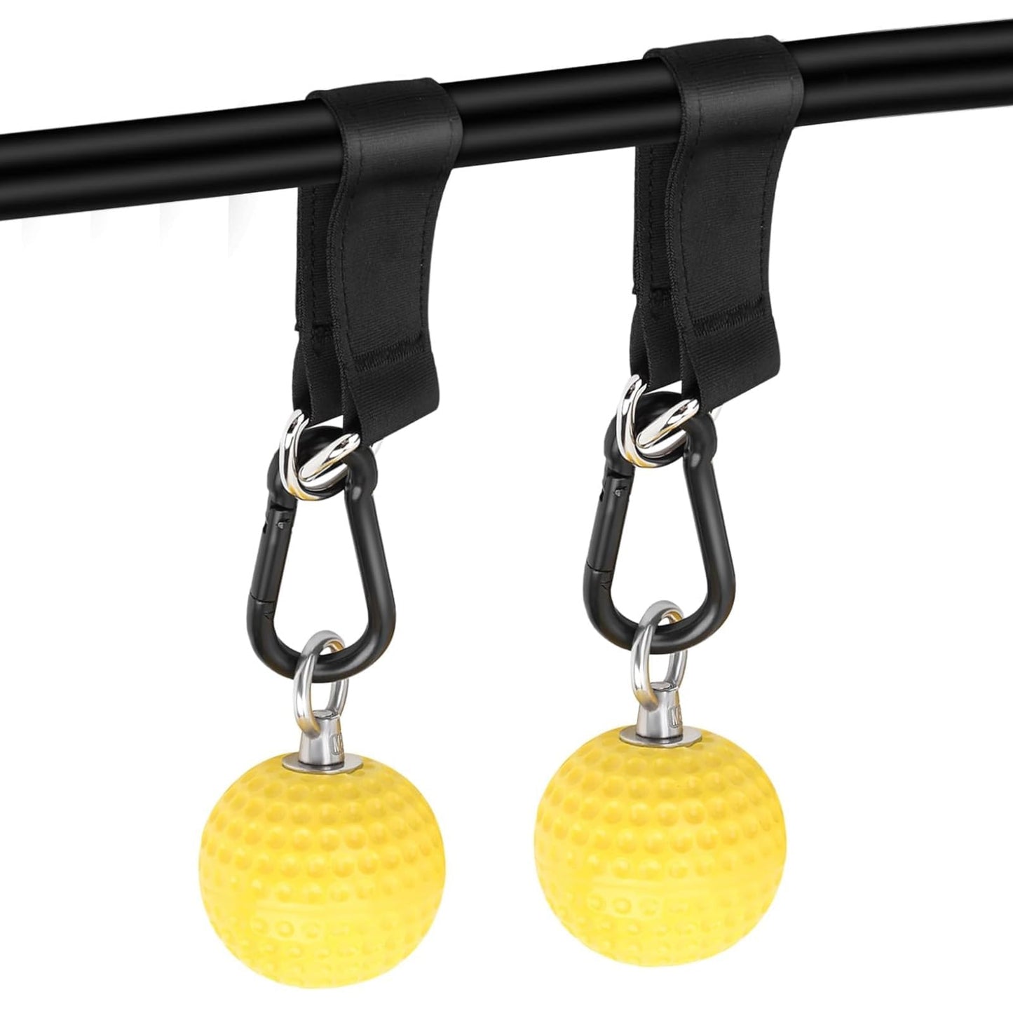 Pull up Ball Grip, Rock Climbing Grip with Strap Pull up Handles Hooks Non Slip Hand Hold Strength Trainer Exerciser Rock Climbing Accessories and Training Equipment for Bouldering Fitness and Workout