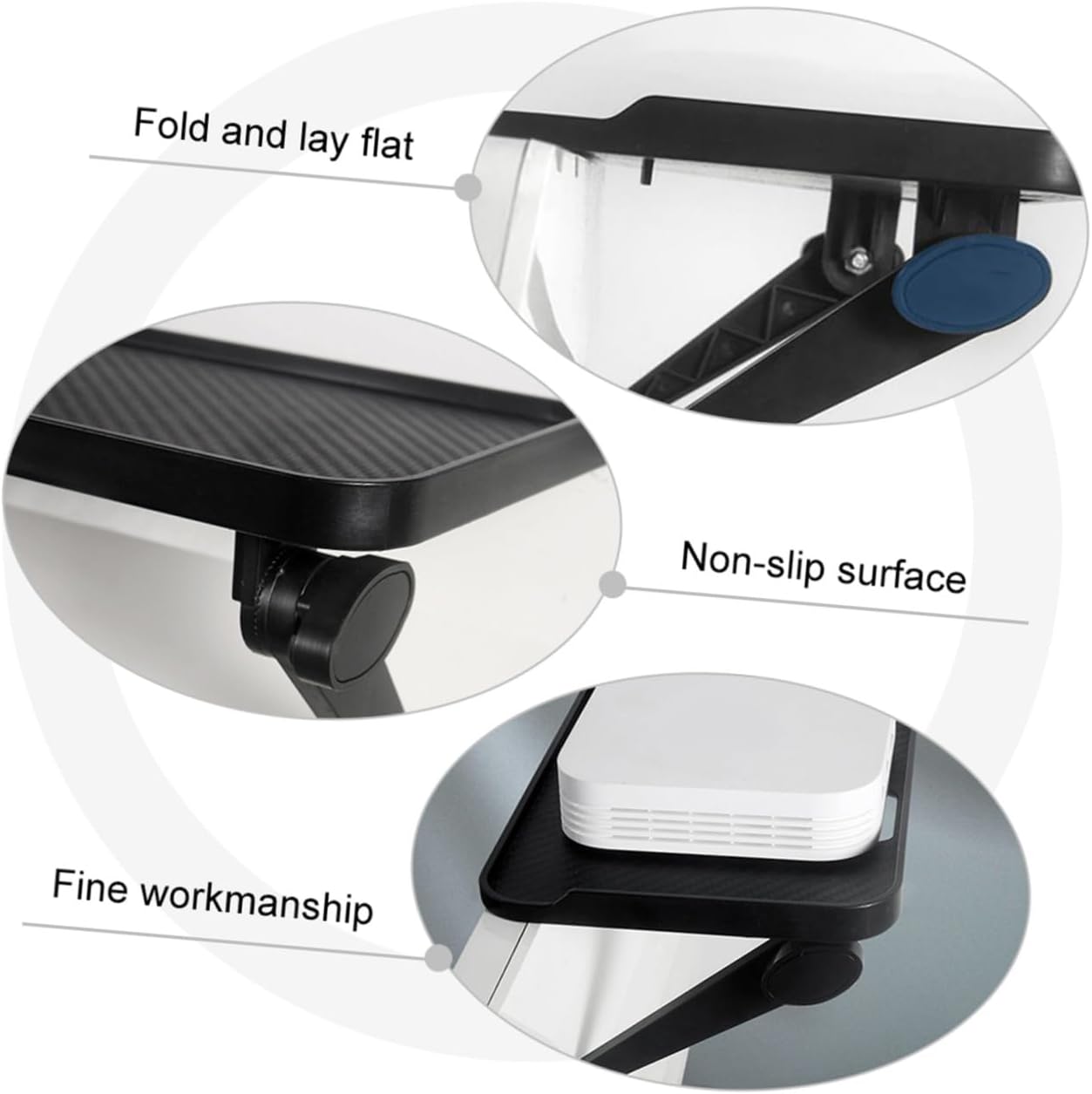 Angoily Adjustable Monitor Riser - Stylish TV Stand for Home & Office