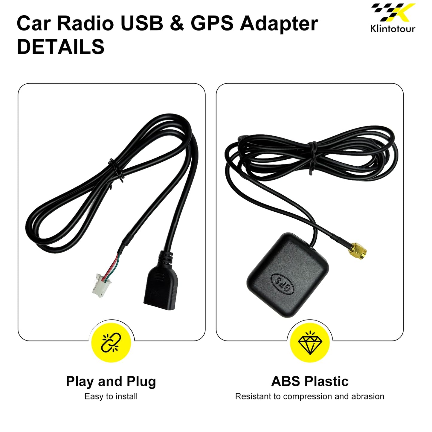 16-Pin Kit(6PCS) 10-Pin/20-Pin 4-Pin/6-Pin Aftermarket Radio Backup Camera RCA Harness Adapter, Car Stereo Wiring