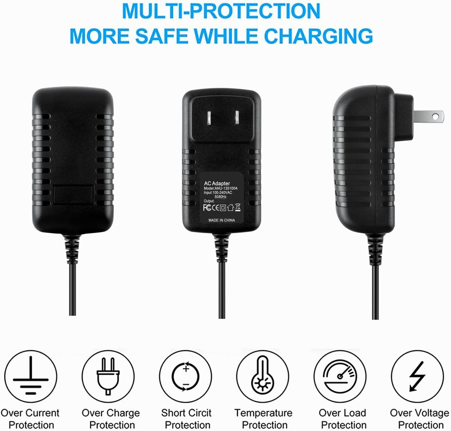 Dysead LED191DU LED191U 18.5 AC DC Adapter for Majestic Ultra Slim HD LED LCD TV HDTV