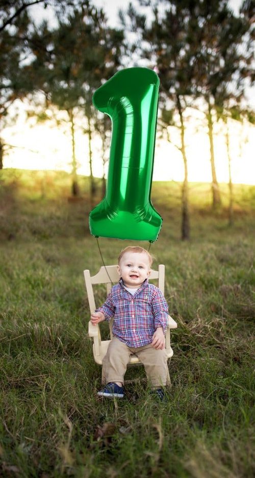 40 Inch Dark Green Number 4 Balloon | Perfect for Birthdays, Graduations, and Weddings