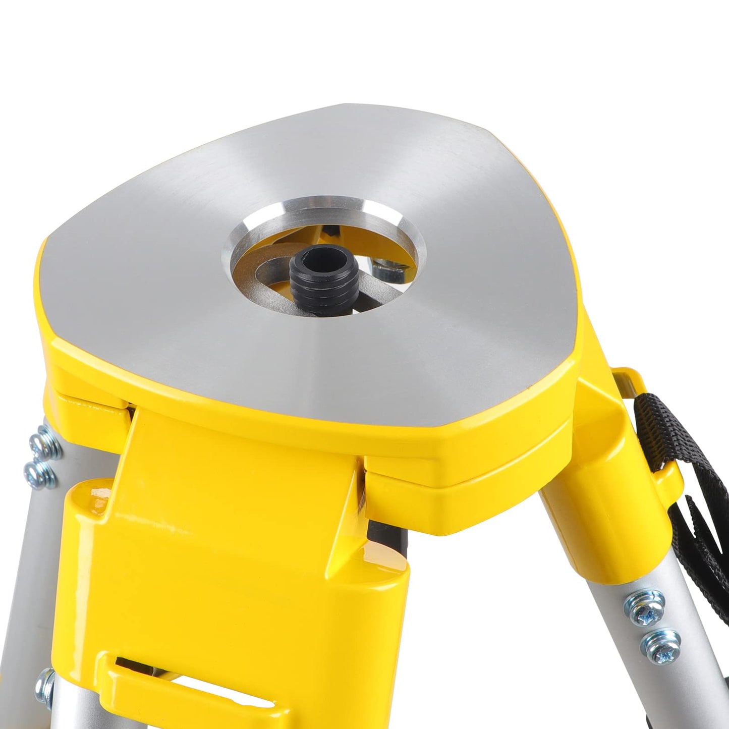 Firecore 16 Ft Aluminum Construction Grade Rod & Heavy Duty Aluminum Survey Tripod with 5/8" - 11 Thread Flat Head Quick Clamp