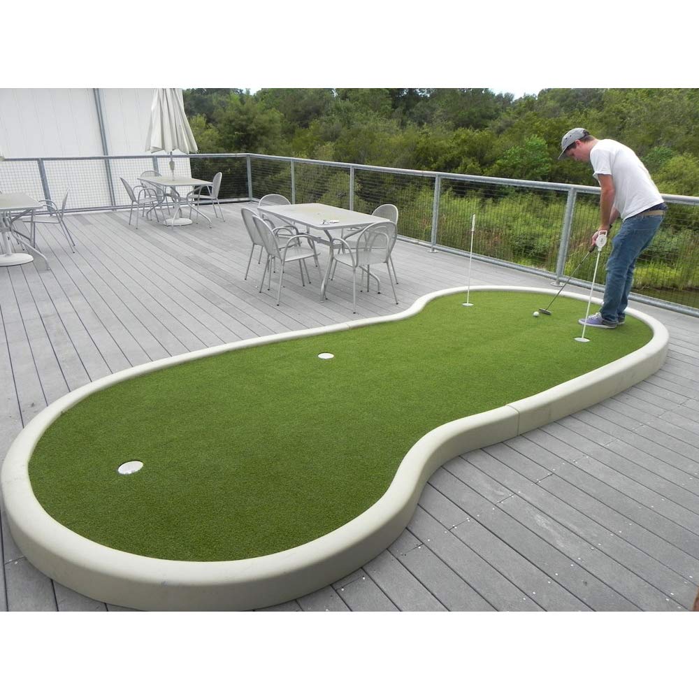 WarmShe Golf Putting Green - Artificial Grass Turf 5FT X 10FT, Indoor/Outdoor Training Mat, Synthetic Fake Grass for Baseball, Football, Gym Sports