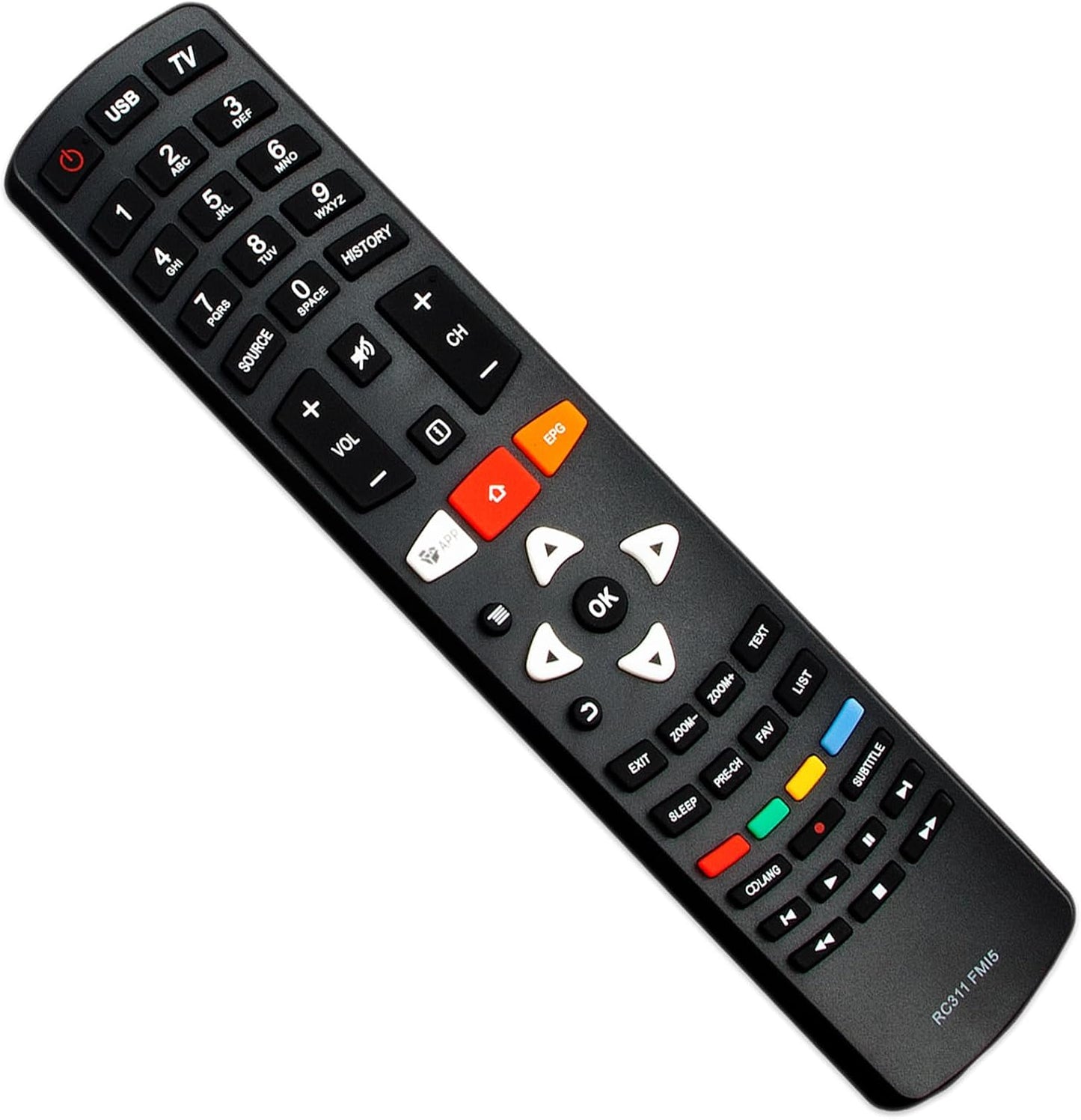 ALLIMITY RC311 FMI5 Replacement Remote Control for VU LCD LED Smart TVs - Model