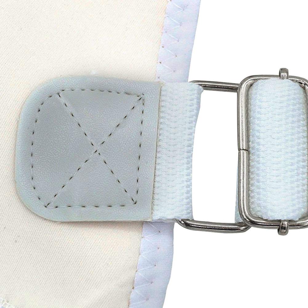 Thoracic Back Brace Posture Corrector- Magnetic Lumbar Back Support Belt-Back Pain Relief, Improve Thoracic Kyphosis, for Lower and Upper Back Pain Men & Women (White, Medium)