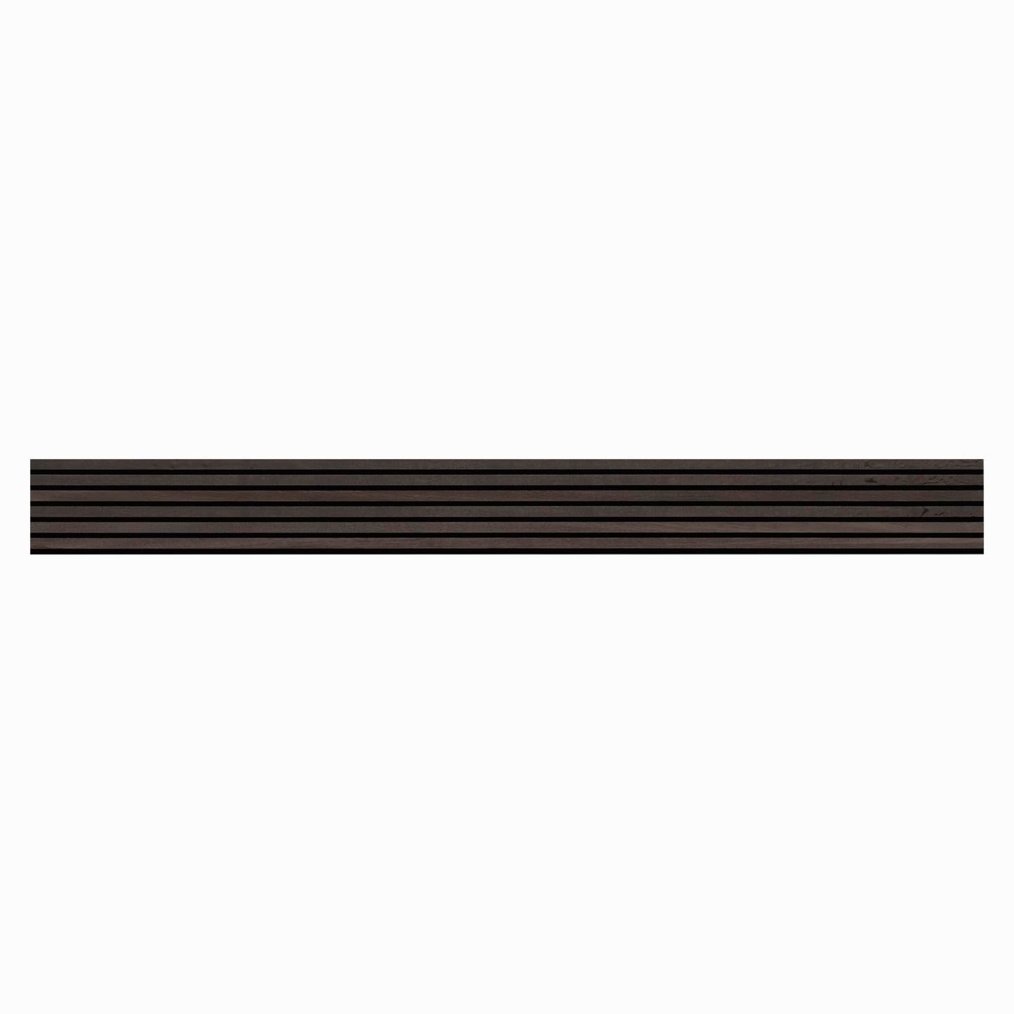MSI 4-Pack Acoustic Wood Slat Wall Panels for Interior Decor, 3D Fluted Sound Absorbing Wood Paneling for Accent Wall Ceiling Kitchen Living Room Bedroom, Eco-Friendly MDF - 9.5 in. x 94.5 in. - Umber