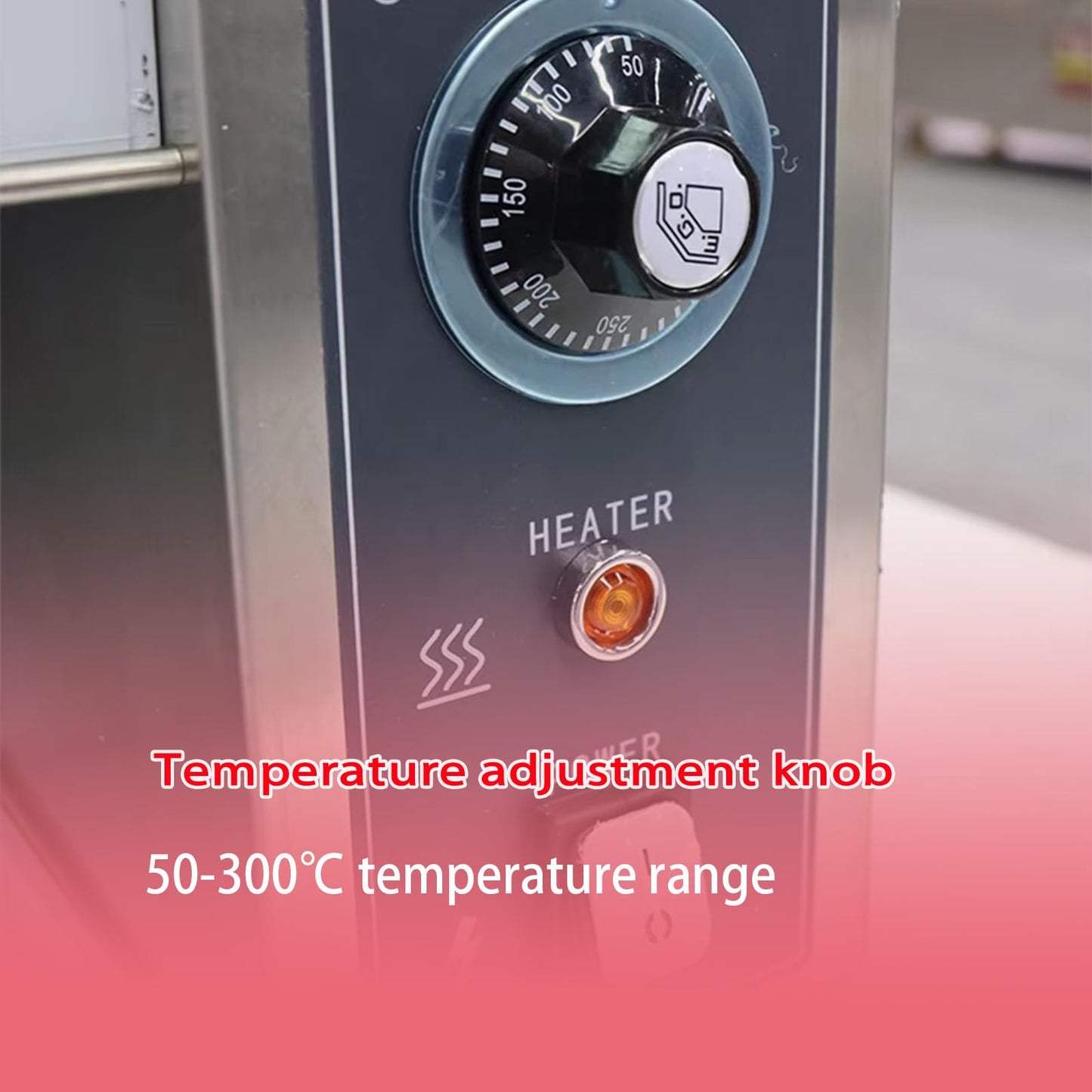 Kolice Commercial Fully Automatic Burger Machine, Electric Chain Type Toast/Bun/Bread Baking Heating Machine,Temperature Adjustable, Thickness Adjustable