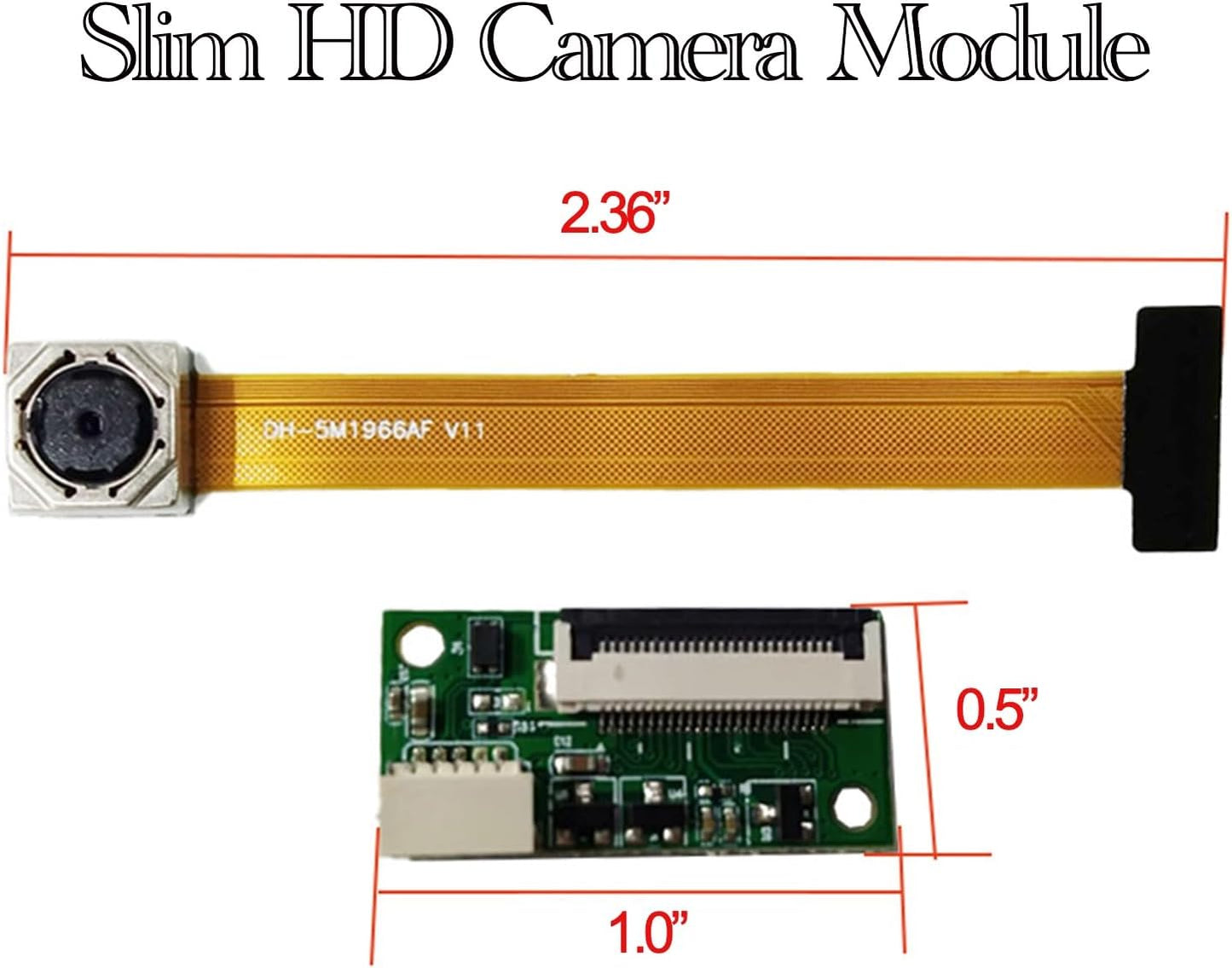 RQG OV5640 5MP 2592 1944P 15FPS 60 USB Camera Module, HD * Camera Module, Auto Focus, View Angle, OTG UVC for Windows