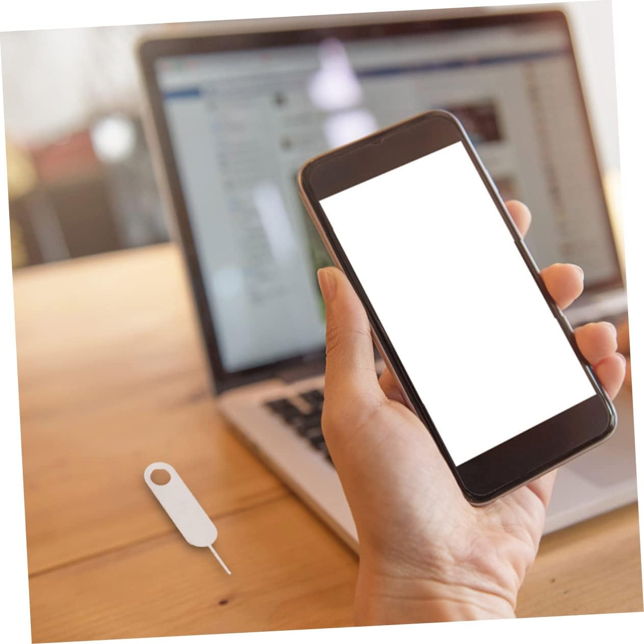 200pcs Angoily Sim Tray Ejector Tool Mobile Phone Pin Extraction Lightweight Design for Easy Sim Card Removal
