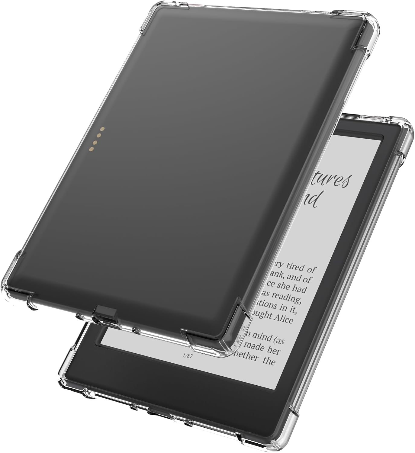 BOZHUORUI Clear Case for Musnap Neo C/Neo e-Reader | Slimfit & Lightweight Design | Anti-Slip & Scratch Resistant | TPU
