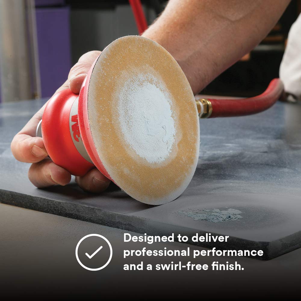 3M™ Non-Vacuum Random Orbital Sander 20325, 6 in, 3/16 in Orbit, 1 ea/Case