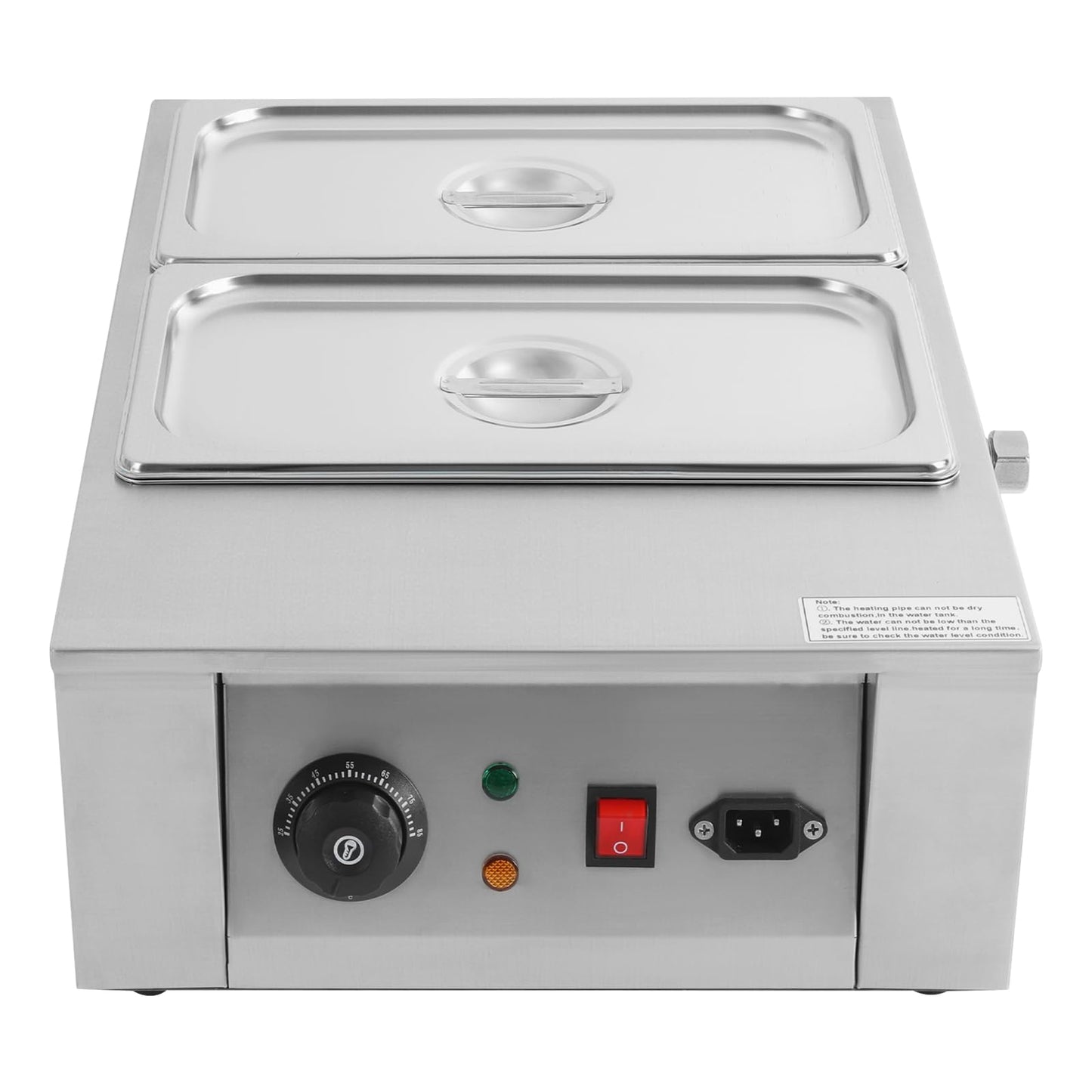 Chocolate Tempering Machine, 600W Chocolate Melting Pot 2-Tanks With Adjustable Temperature & Efficient Heating Electric Chocolate Melter for Heat Cream Milk Butter Jam Etc and Melt Chocolates