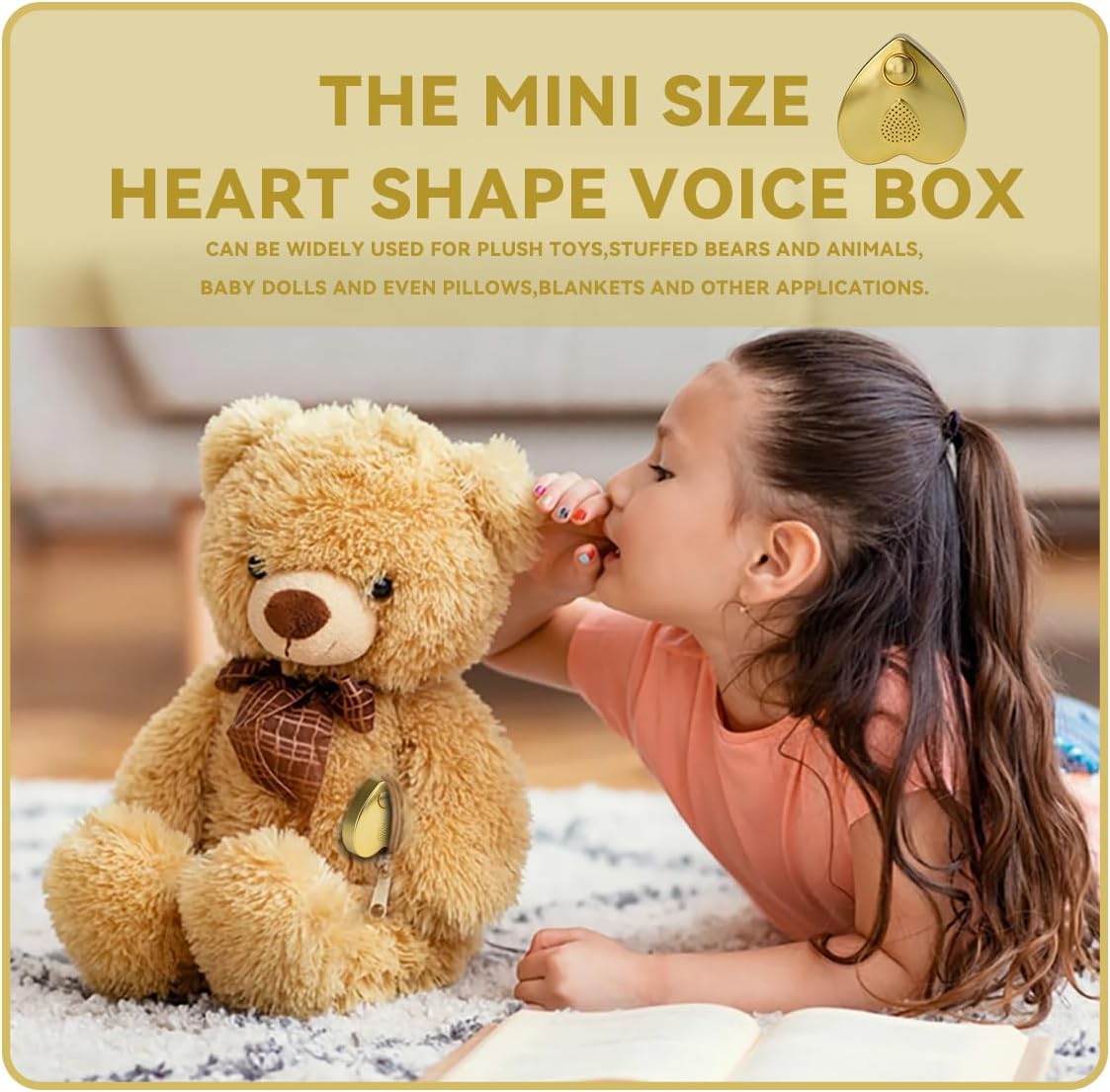 XLW 16 Min Voice Recorder USB Downloadable Recordable Sound Chips Module for Stuffed Animals,Personal Voice Message