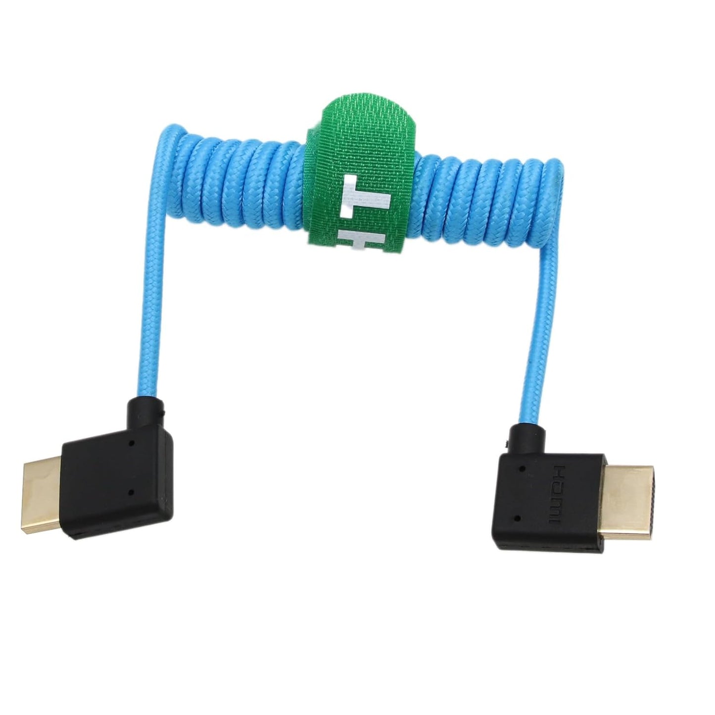 HangTon 4K 120hz 60p 8K 30p 2.1 6K HDMI Cable Right Left Angle for Ninja V SmallHD BMPCC Feelworld Panasonic Sony Canon