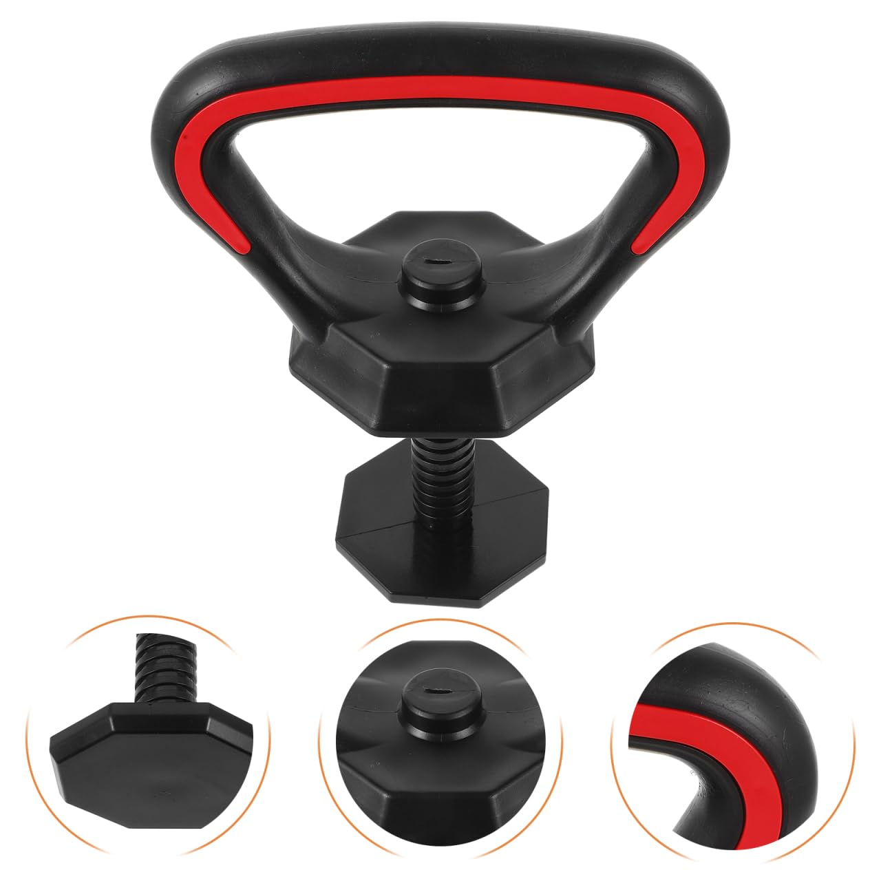 HANABASS Adjustable Kettlebell Handle Ergonomic Grip Replacement Strength Training Equipment Attachment for Home Gym Workouts Versatile Durable Design
