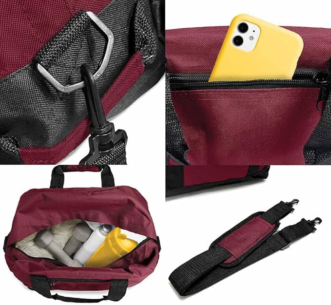 DALIX 14" Small Duffle Bag Two Toned Gym Travel Bag