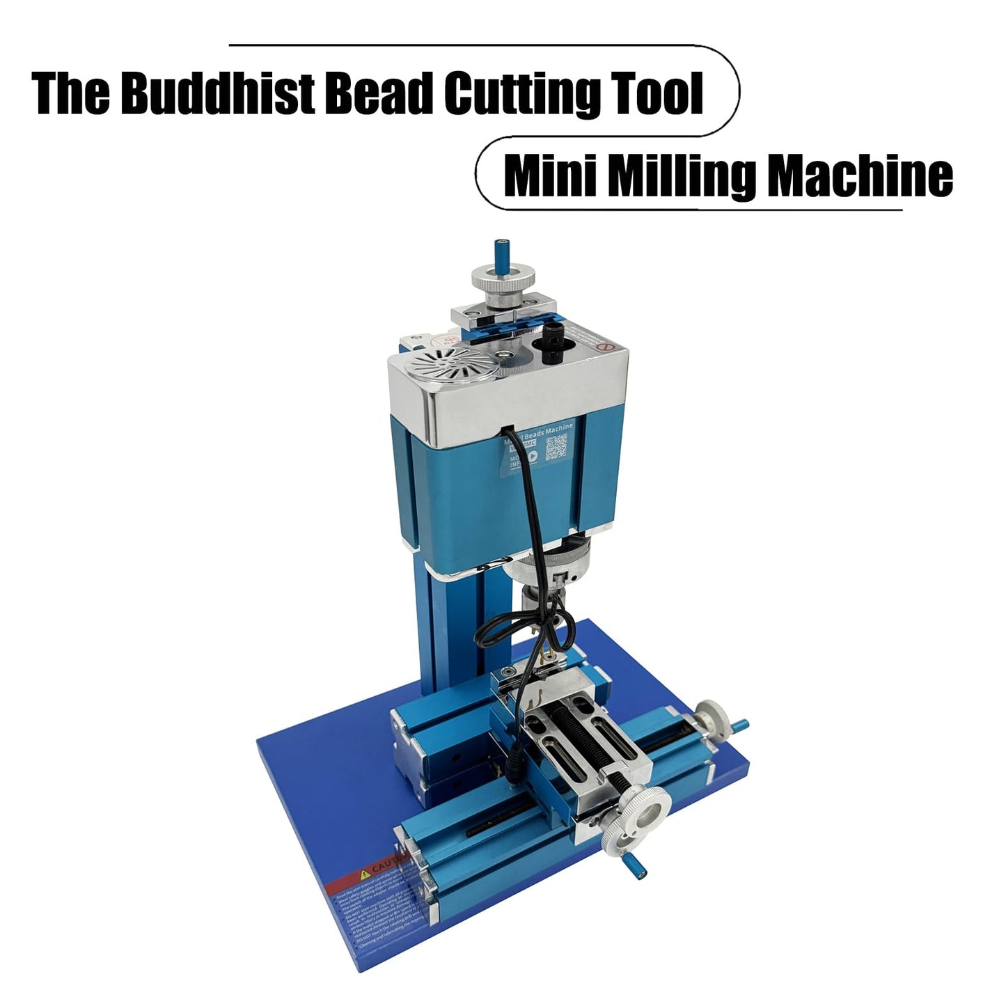 INTBUYING 100V-240V Mini Milling Machine The Buddhist Bead Cutting Tool 60W Wood Milling Lathe Machine DIY Miller