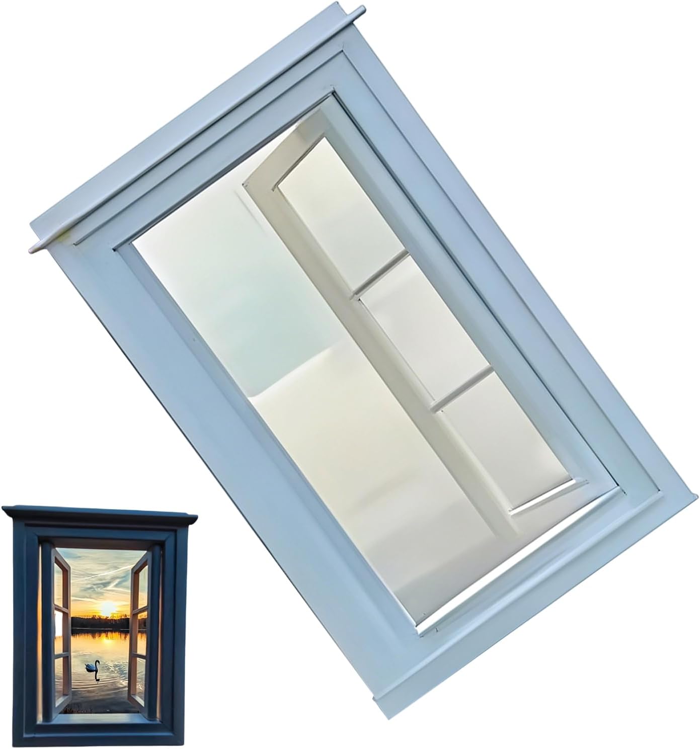 Generic 2 Artistic Window Photograph Props, Versatile Photography Props, Reusable Frame Photo Tool, Travel Photos