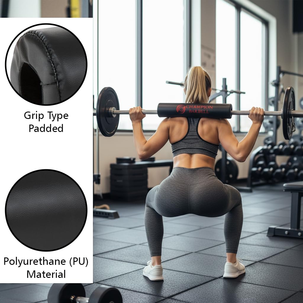 Champion Barbell Bar Wrap Pad, Black