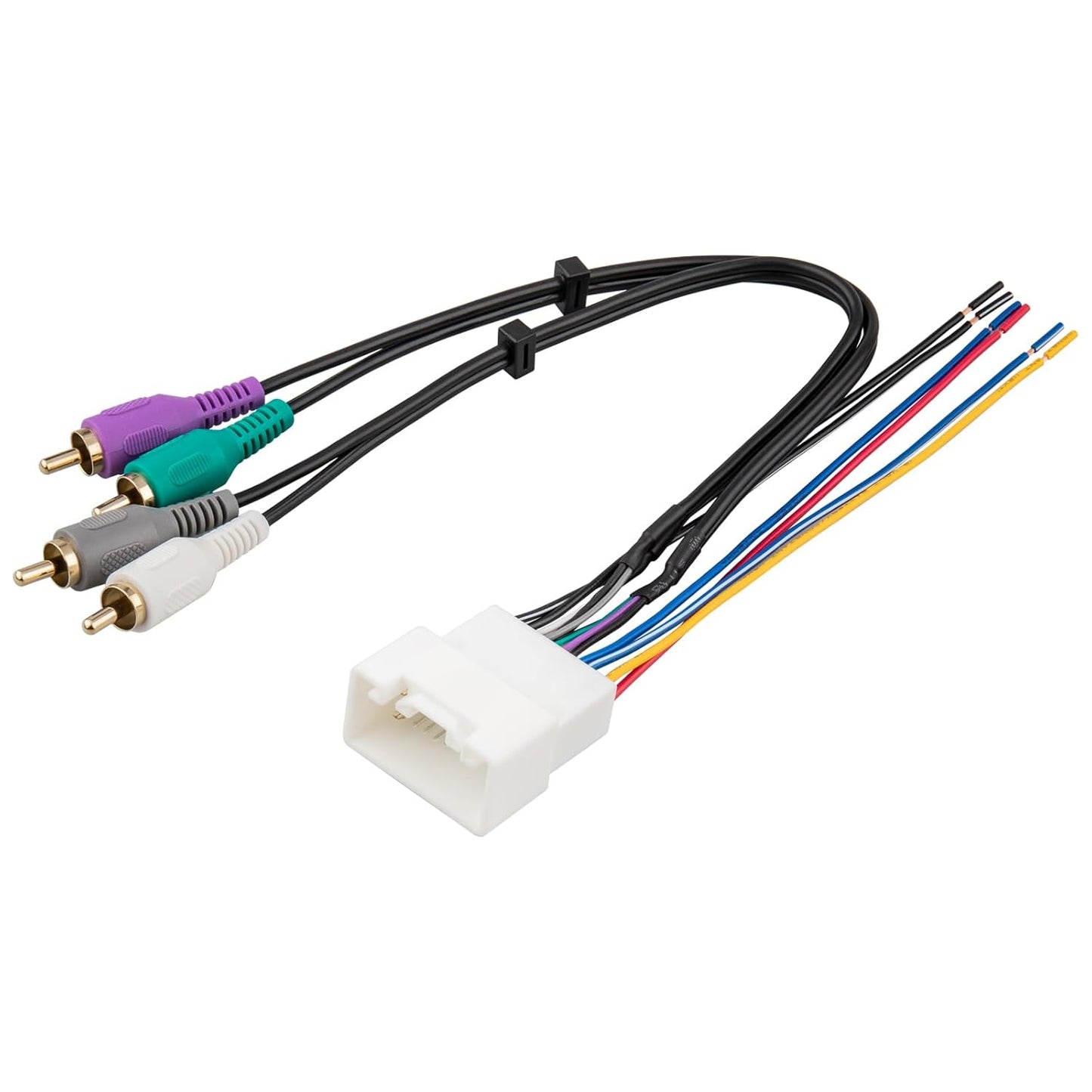 2001-2007 2002-2006 330 2002-2006 RED WOLF Car Wiring w/RCA Plug Amplifier Integration Harness for Toyota Highlander