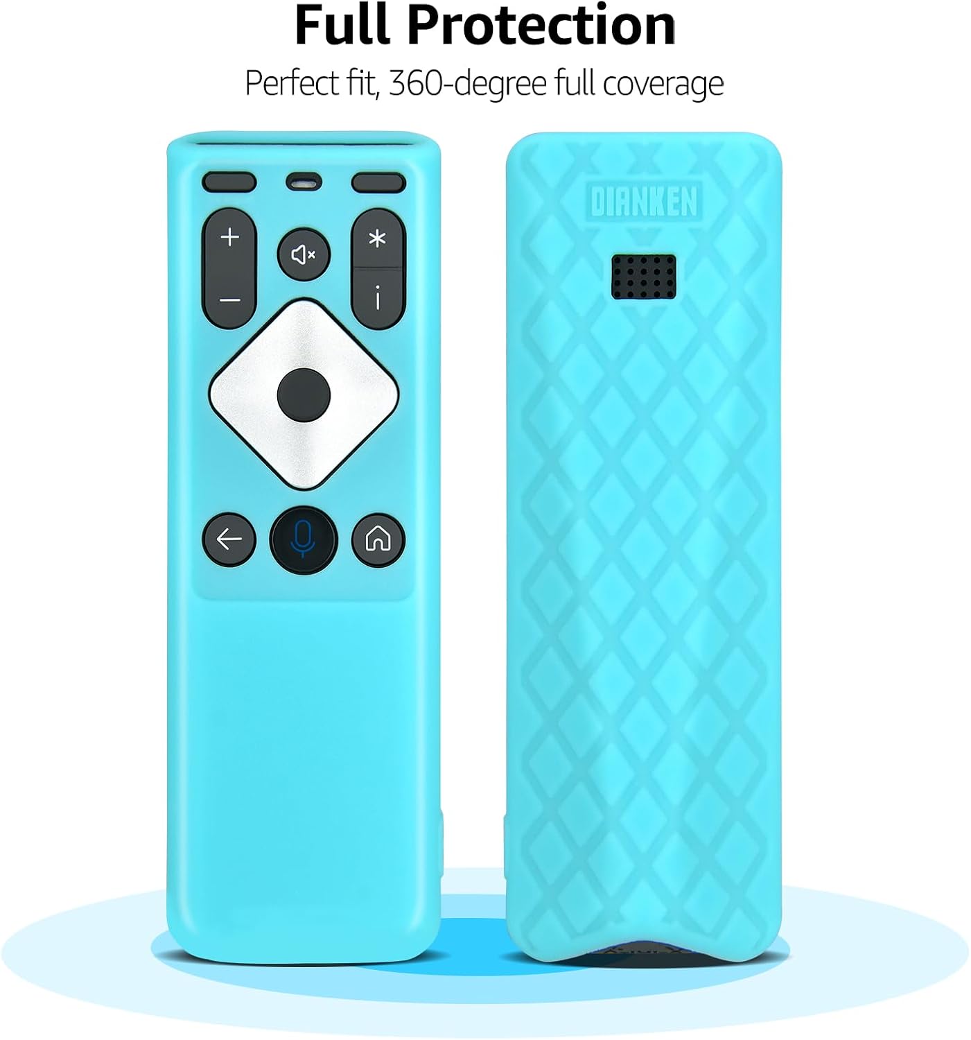 Snrigw XR16 Protective Cover for Xfinity TV Box Remote Voice Compatible with Comcast Flex Streaming Device(Glow Blue)