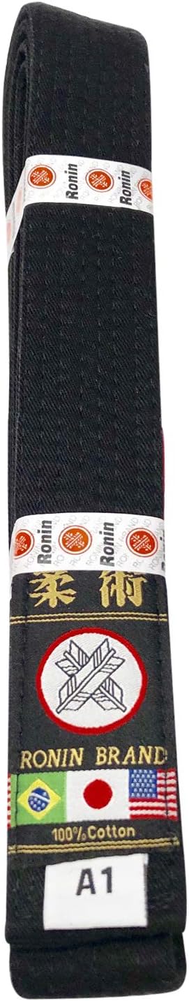 Ronin BJJ Gi Belt – Brazilian Jiu Jitsu Belt - Poly/Cotton Fabric