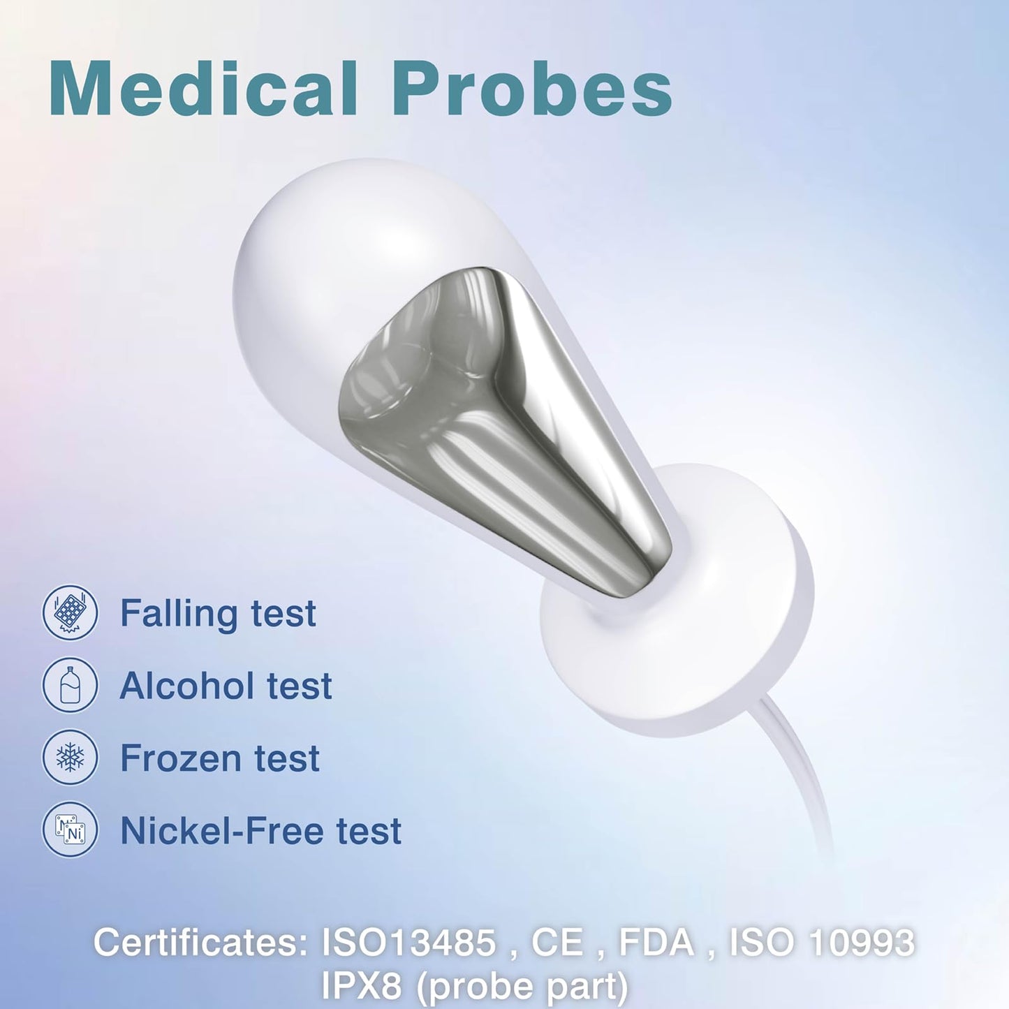 iStim PR-02 Probe for kegel Exercise, Pelvic Floor Electrical Muscle Stimulation, Incontinence - Compatible with Incontinence EMS Machine