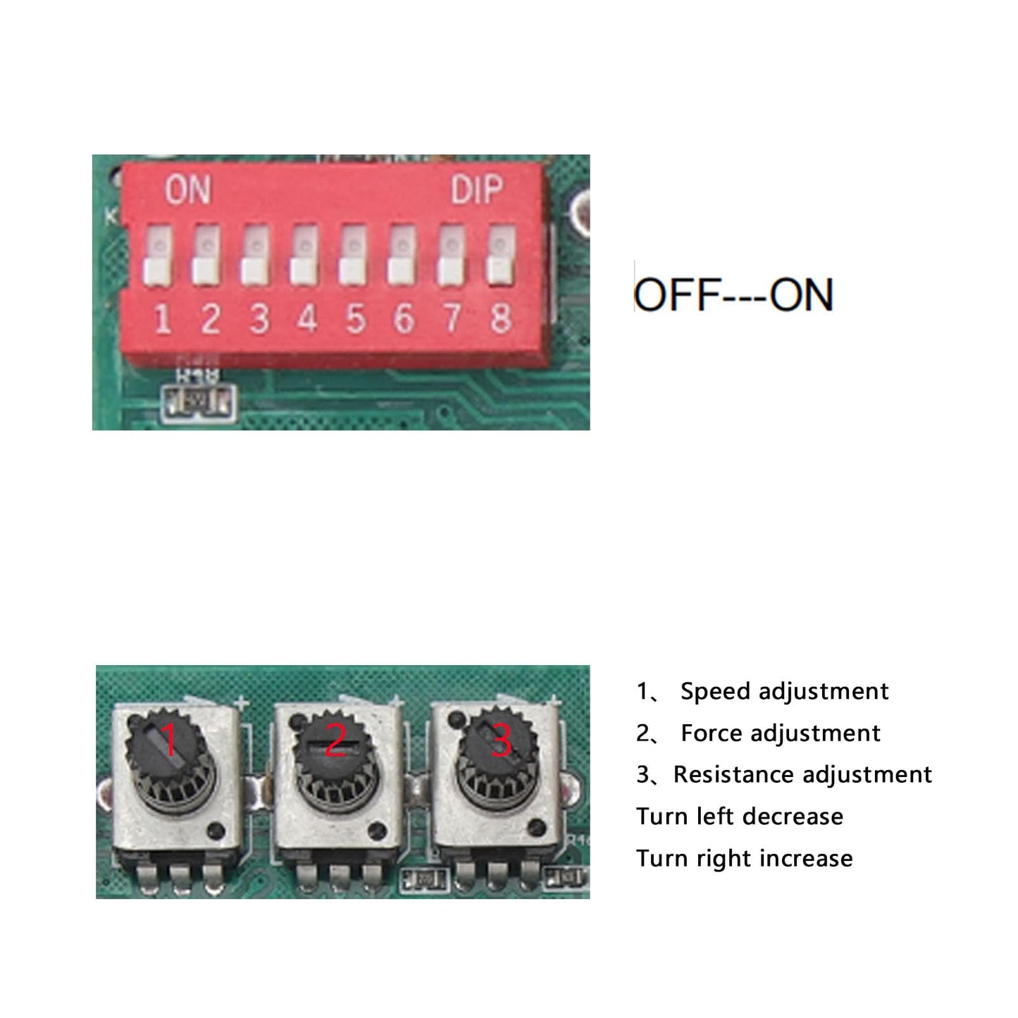 Control Board for Sliding Gate Opener Security Electronic Main Replacement Circuit Control Board with LED Indicators,Sensitive Sliding Gate Motor Control Board (110V)