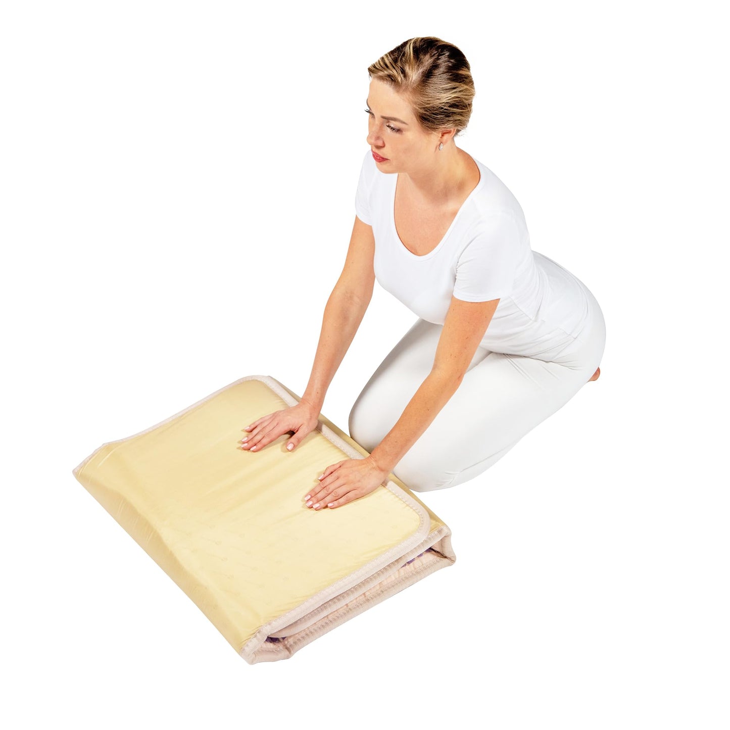 РЕМF Advanced Far Infrared Heating Pad - Professional Biomat for Pain Relief and Healing - Pulsed Electromagnetic Field Therapy - Full Body Mat with Red Lights, Amethyst, Tourmaline and Jade - 60 x 24