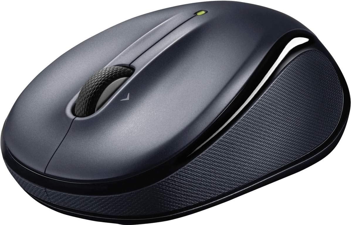 Logitech M325 Wireless Mouse - Dark Silver with Hidden USB Adapter